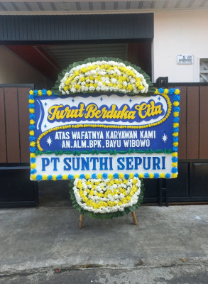 Papan Bunga Duka di Teritih